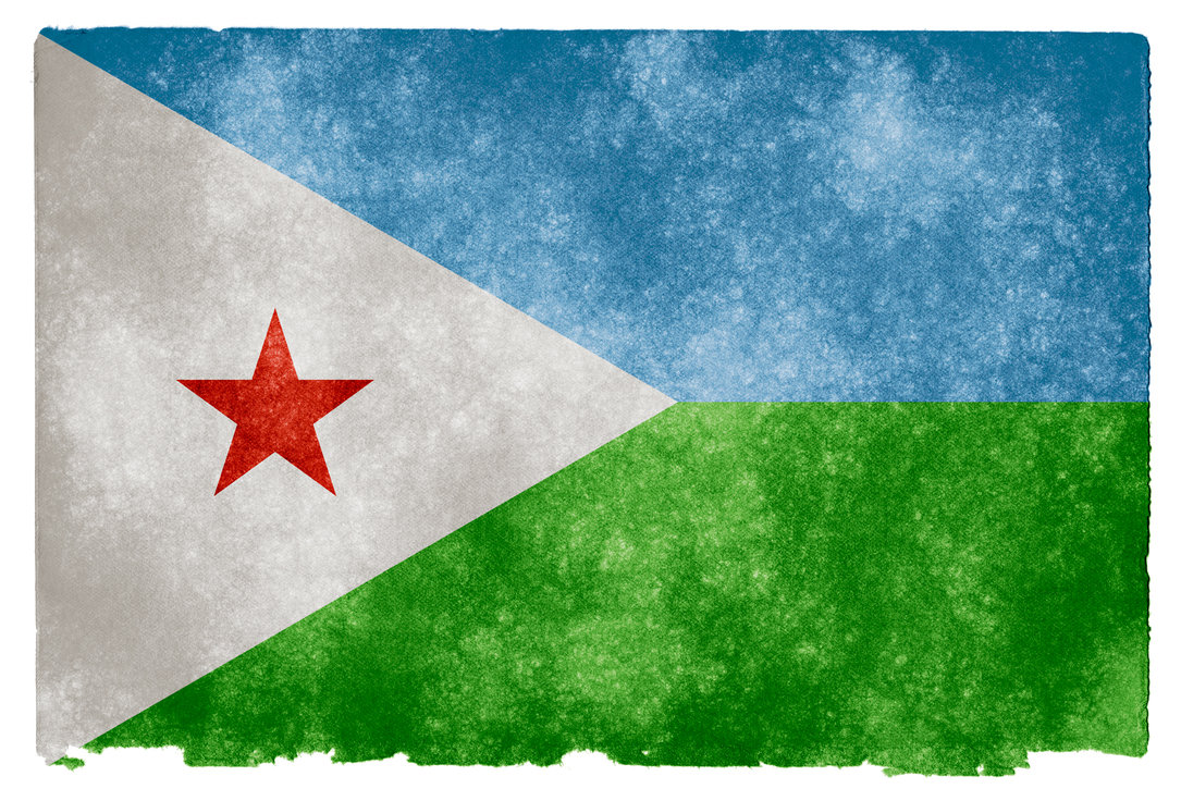 Jibuti флаг
